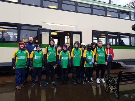 Fleetwood Rugby Club under 12's walked from North Pier to the North Euston Hotel to raise money for a tour in April.