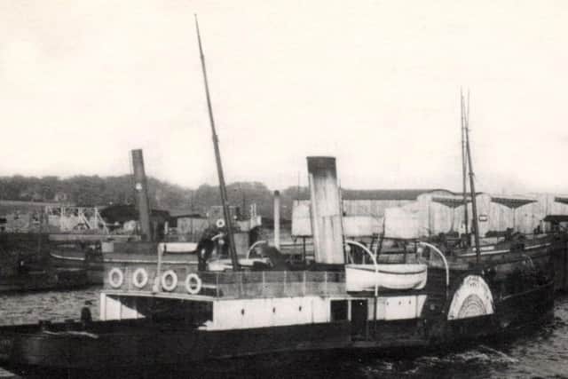 Paddle Steamer Bickerstaffe, Preston Docks c.1911