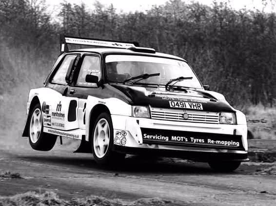 The car has been driven by rally car legend Jimmy McRae.