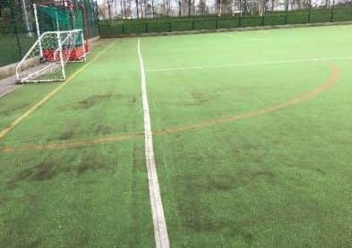 The old surface was notoriously tricky to play on over the winter months and was replaced last year, though it is still is used on adjacent pitches