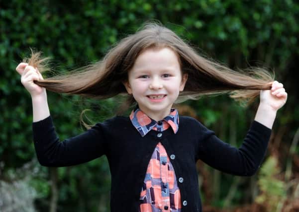 6-year-old Delilah Mawdsley is having 12 inches of hair chopped off to donate to the Little Princess Trust and raise money for Brian House