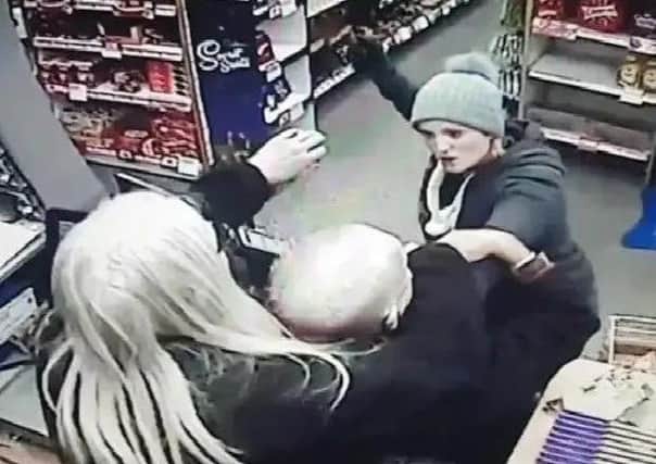 Sue and Lee Evans were threatened in the raid