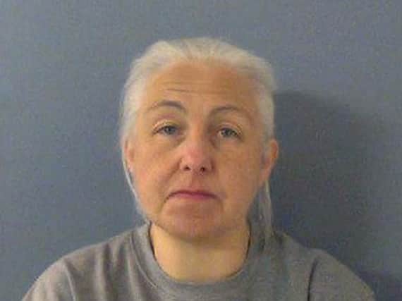 Hannegret Donnelly, 55, from Aylesbury, who has been convicted at Kingston Crown Court for the murder of her husband, Christopher Donnelly, who she systematically abused including hitting him with a rolling pin.