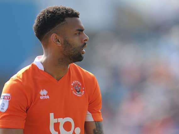Curtis Tilt is one of five players to return to Blackpool's line-up