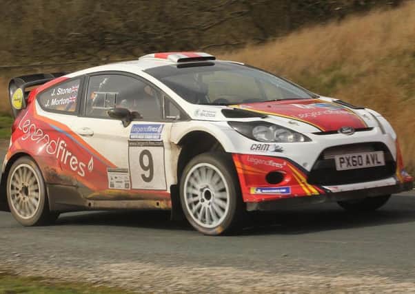 John Stone and Jack Morton were 11th in their Ford Fiesta WRC Picture: www.pro-rally.co.uk