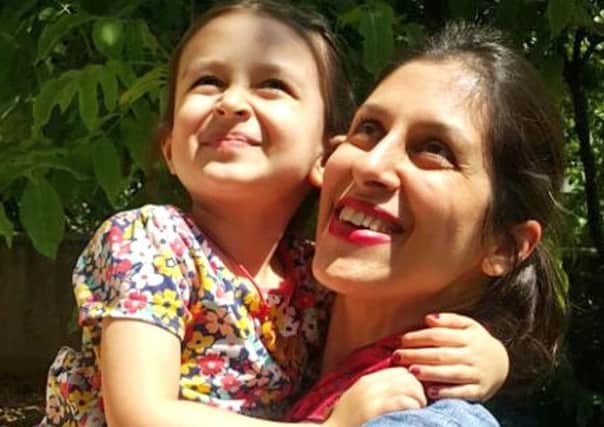 Nazanin Zaghari-Ratcliffe with her daughter GabriellaRichard PIC: The Free Nazanin campaign/PA Wire