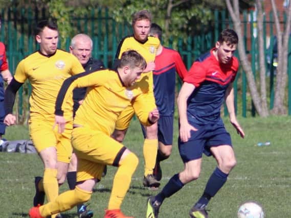 Action from Anchorsholme in New Albert in the Sunday Alliance Picture: KAREN TEBBUTT