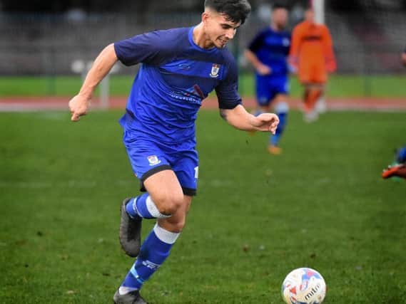Squires Gate's Riccardo Egidi is in a rich vein of scoring form Picture: ALBERT COOPER