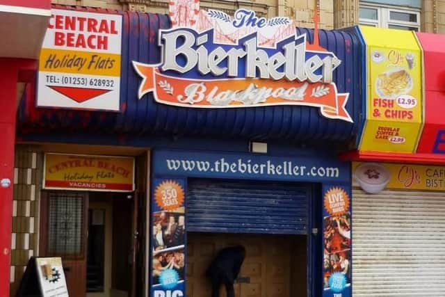 Blackpool's ice bar will be in the Promenade building once occupied by The Bier Kellar and Jokerz