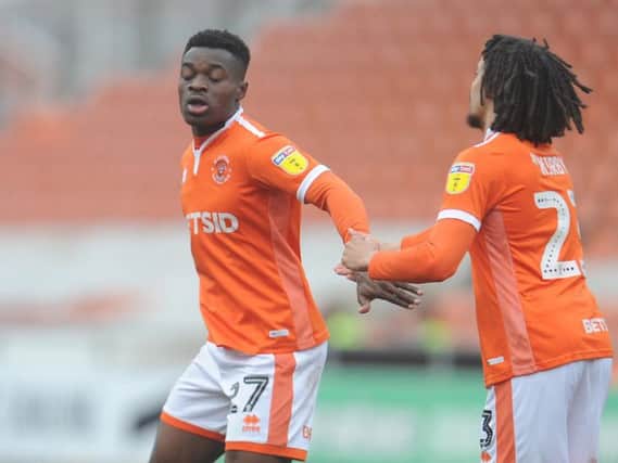 Marc Bola got Blackpool back into it with a first-time volley on his weak foot