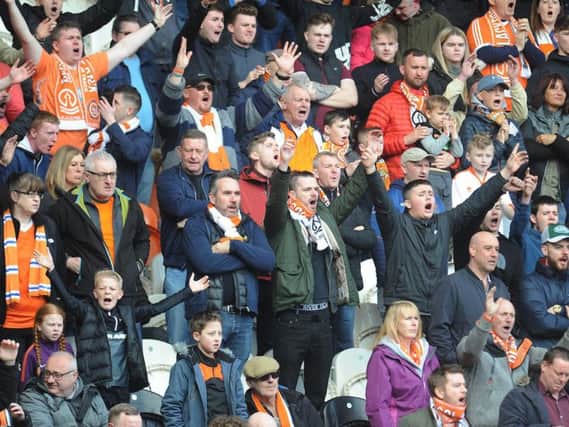 It was those in the stands that made the difference for Blackpool