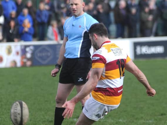 Greg Smith's goalkicking won the reverse fixture but he couldn't repeat the feat at Wharfedale