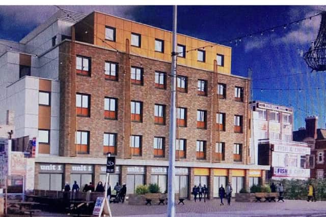An artists impression of the Easyhotel