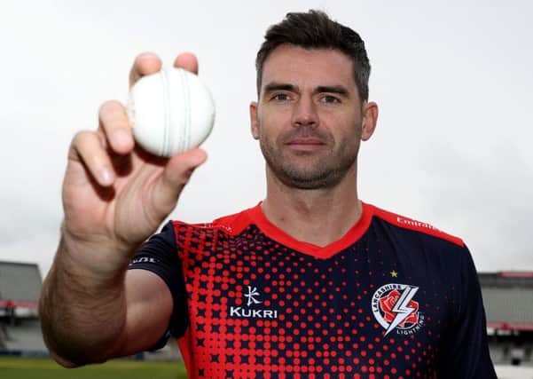 Lancashire and England paceman Jimmy Anderson