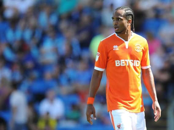 Nathan Delfouneso will make his 200th appearance for Blackpool should he feature this weekend