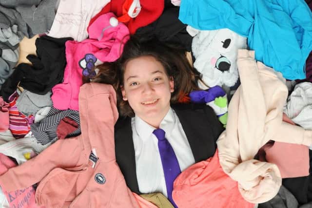 Year 8 pupils at Aspire Academy have been gathering clothes and food for Blackpool Christian charity Care and Share