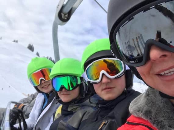 Pupils from Saint Aidan's High School took to the slopes of the Austrian Alps for a ski trip.