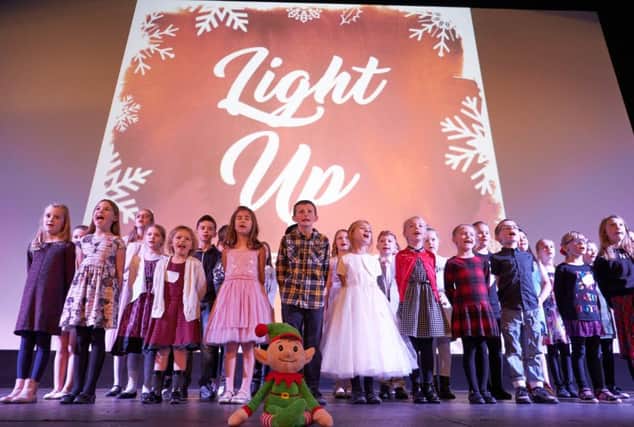 Flakefleet Primary School pupils sing their Christmas song last year