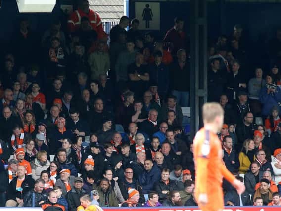 Were you among the 346 Blackpool fans at Kenilworth Road?