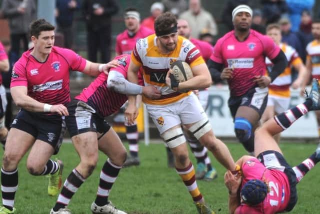 Nick Ashcroft scored two tries for Fylde at Huddersfield