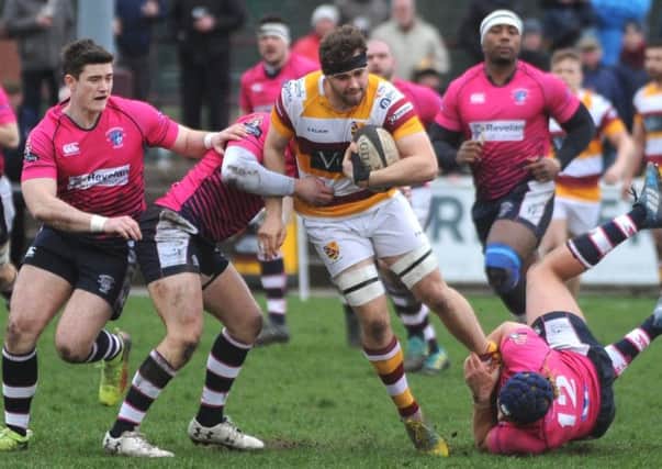 Nick Ashcroft scored two tries for Fylde at Huddersfield
