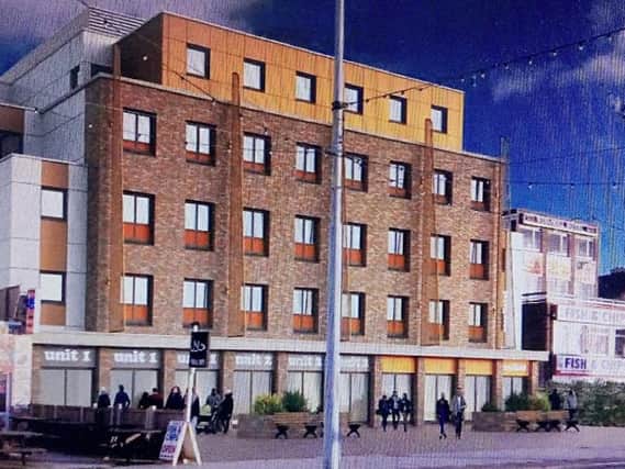 An artist's impression of the new easyHotel, Blackpool