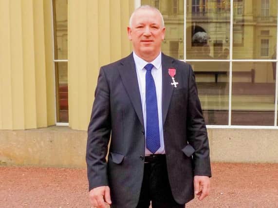 John Clough who has received the MBE