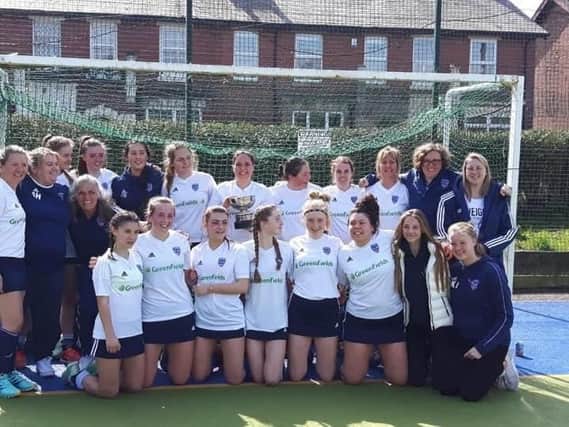 The Fylde Ladies' Fourth team who retained the Lishman Cup