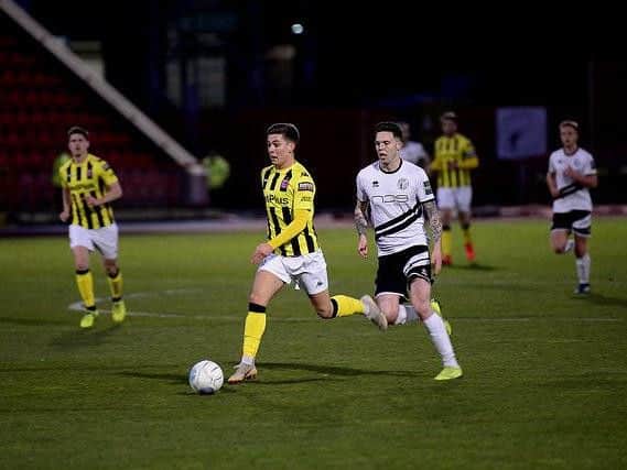 Nick Haughton has scored in Fylde's last two games Picture: STEVE MCLELLAN