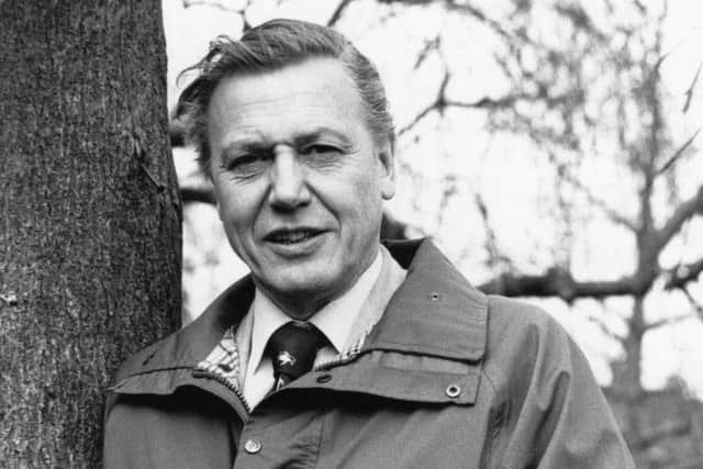 British naturalist and broadcaster Sir David Attenborough, pictured in 1990.  Pic: Getty Images