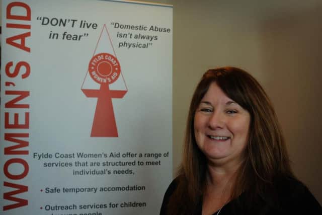 Tina Hibbard from The Fylde Coast Womens Aid  support group