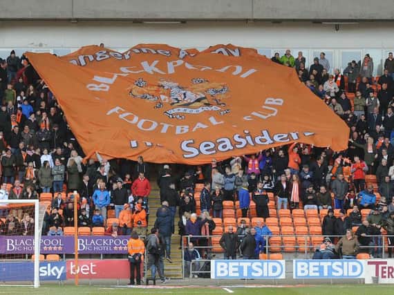 Blackpool fans were given nothing to cheer about during today's game
