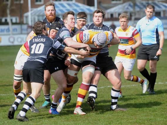 Jacob Conner on the charge for Fylde  Picture: ROB LOCK