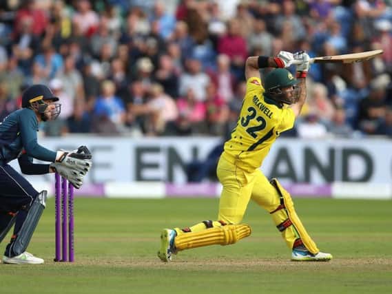 Australia's Glenn Maxwell starred with the ball on his County Championship debut for Lancashire