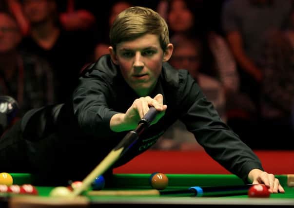 Blackpool snooker player James Cahill