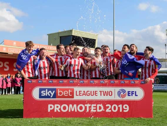 Lincoln City were the first EFL side to clinch promotion at the weekend