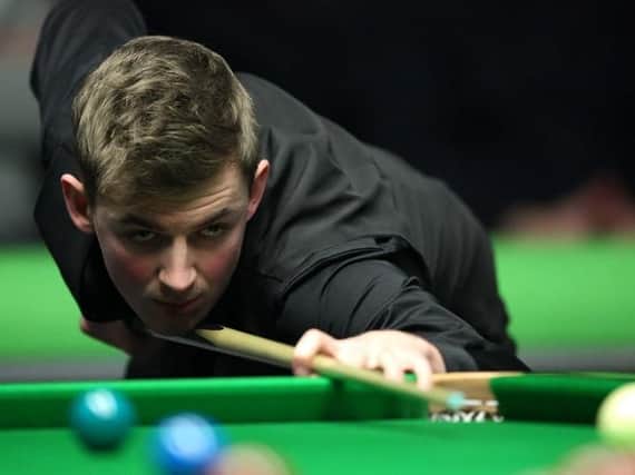 James Cahill needs to win just four more frames to reach the World Championship