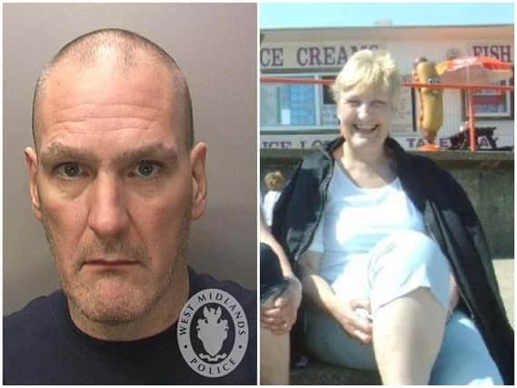 Mentally ill Thomas Westwood (right) who has been ordered to be detained indefinitely at Warwick Crown Court after he killed his mother, Susan Westwood (left), and told police they had argued over the amount of milk in a cup of tea.