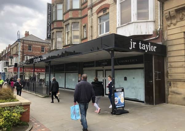 The former JR Taylor store in St Annes