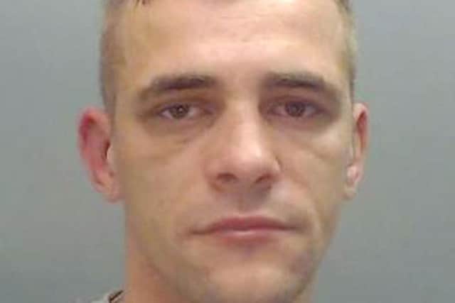 Daniel Ward, 26, of Norton Hill, Runcorn, who bit a hole in a police officer's ear as he attempted to evade arrest, has been jailed at Chester Crown Court on Monday and jailed for 13 years, with an extended licence period of four years.
