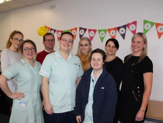 The Victoria Hospitals first nursing associates have started after training at the University of Central Lancashire