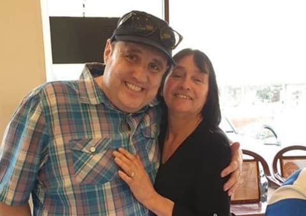 Comedian Peter Kay with Renee Hickson at Bispham Kitchen, Red Bank Road, Bispham, on Monday, April 22, 2019