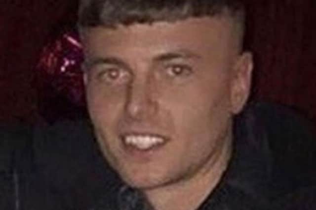 Joe O'Brien, who died after being stabbed in a brawl outside a pub in Failsworth, Greater Manchester. Police have arrested a 22-year-old man and a 17-year-old boy on suspicion of murder and attempted murder.