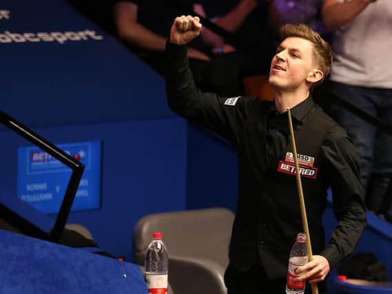 James Cahill hopes beating Ronnie O'Sullivan is only the start of his Crucible adventure