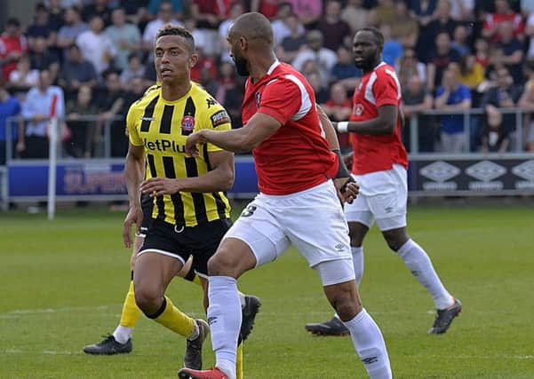AFC Fylde could play Salford City again after beating them on Monday Picture: Steve McLellan