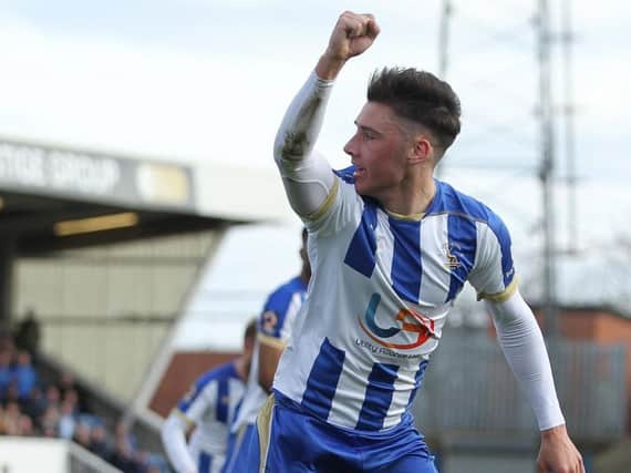 Hartlepool United defender Josh Hawkes