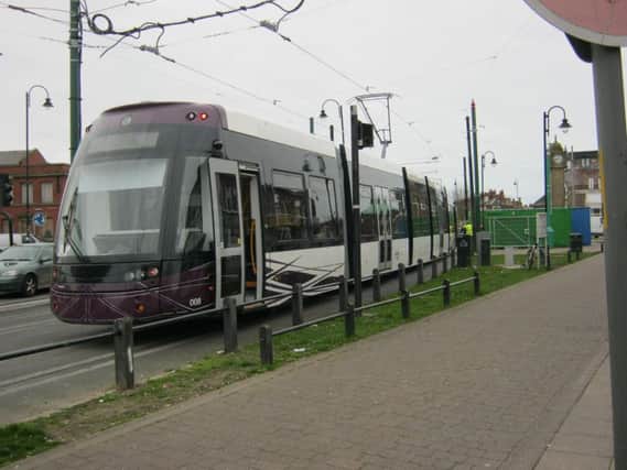 Tram services will be disrupted from Monday.