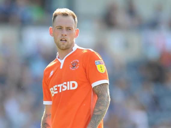 Harry Pritchard comes into the Blackpool side in place of the injured Matty Virtue