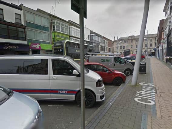 Clifton Street in Blackpool. Google maps