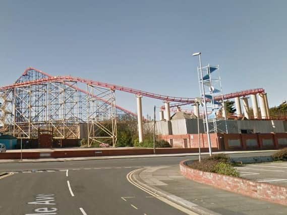 Specially trained police officers have led a man to safety after they were alerted by railway staff at Pleasure Beach station.
